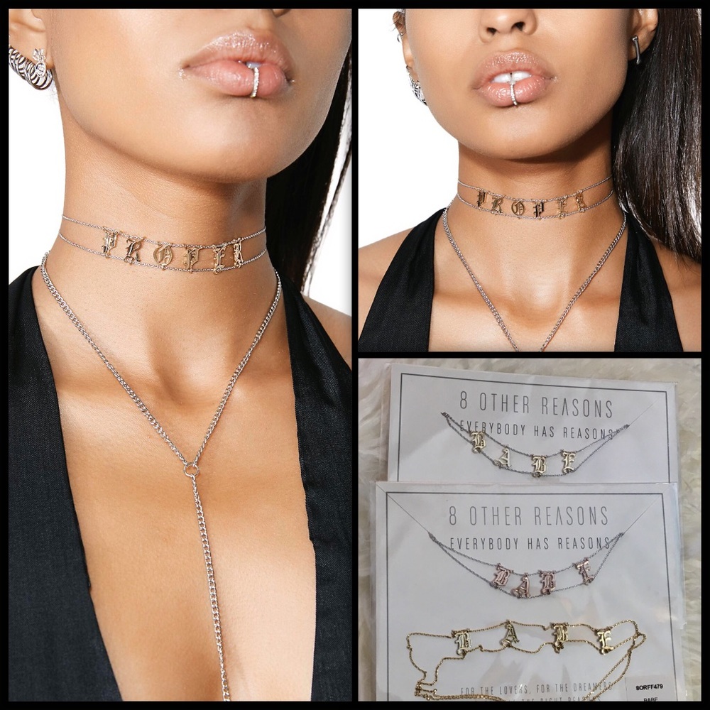 8 OTHER REASONS ✨ B A B E Choker NWT